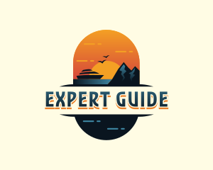 Sunset Travel Agency logo design