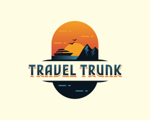 Sunset Travel Agency logo design