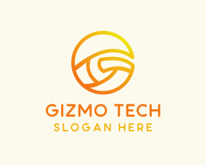 Yellow Tech G logo design