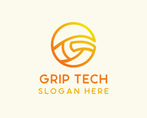 Yellow Tech G logo design