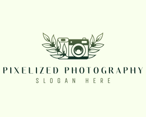 Plant Camera Photography logo design