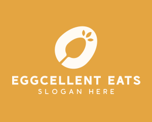 Breakfast Spoon Egg logo design