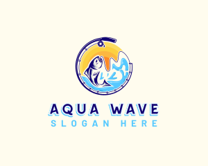 Aqua Fishing Sea logo