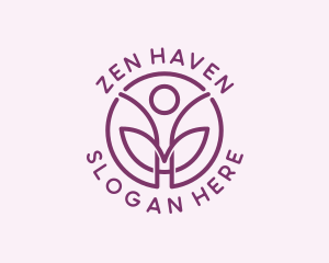 Zen Yoga Mindfulness logo design