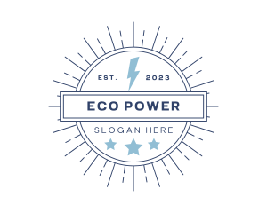 Thunder Renewable Power  logo design