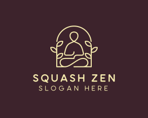 Yoga Leaf Wellness logo design