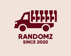 Wine Delivery Truck logo