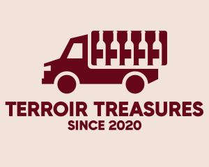Wine Delivery Truck logo