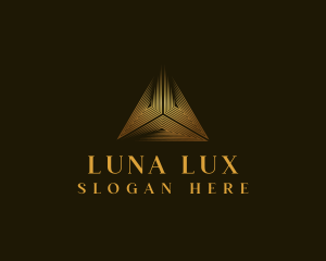 Luxury Pyramid Luxe logo design