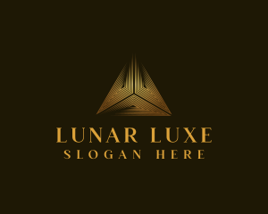 Luxury Pyramid Luxe logo design