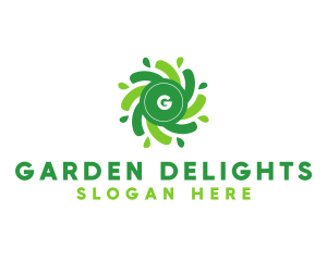 Spiral Grass Gardening  logo design