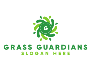 Spiral Grass Gardening  logo design