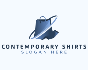 Shopping Bag Shirt logo design