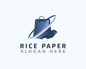 Shopping Bag Shirt logo design