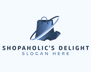 Shopping Bag Shirt logo design