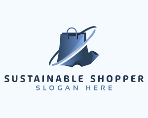 Shopping Bag Shirt logo design