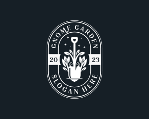 Plant Shovel Gardening logo design