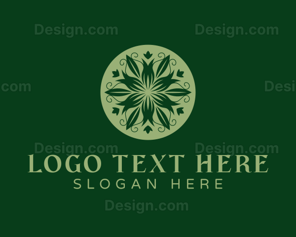 Natural Herbal Plant Logo