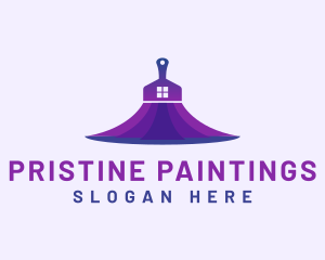 Paint House Renovation logo design