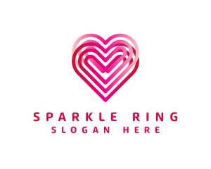 Double Dating Heart logo