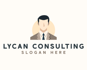 Corporate Man Avatar logo design