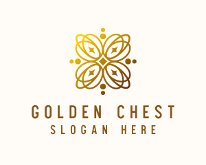 Golden Luxe Wellness logo design