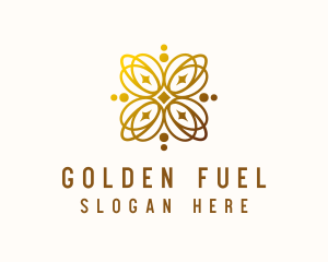 Golden Luxe Wellness logo design