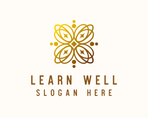 Golden Luxe Wellness logo design