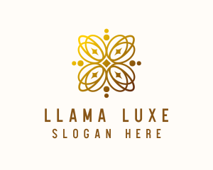 Golden Luxe Wellness logo design