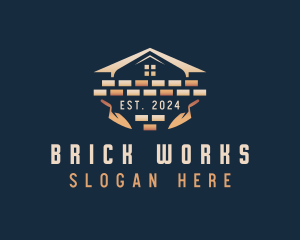 Masonry Brick Construction logo design