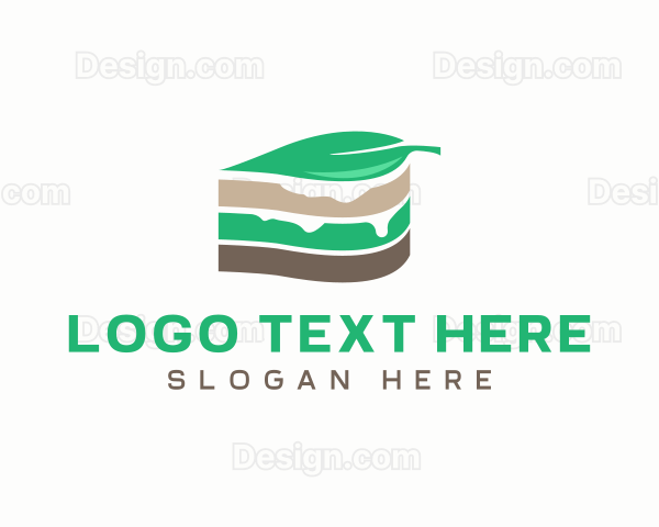 Vegan Cake Slice Logo