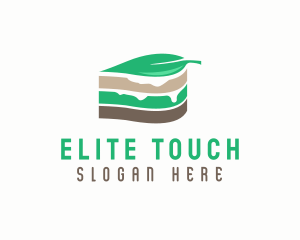 Vegan Leaf Cake Slice  logo