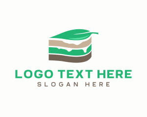 Vegan Leaf Cake Slice  logo