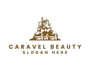 Industrial Castle Factory logo design