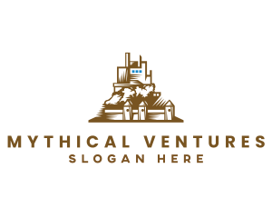 Industrial Castle Factory logo design