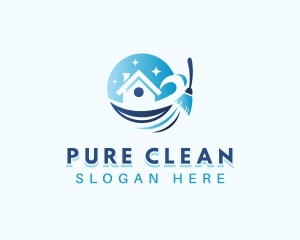 Sanitary Mop Disinfection  logo design