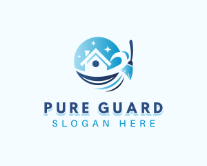 Sanitary Mop Disinfection  logo design