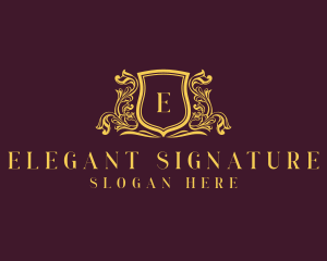 Regal Elegant Shield logo design