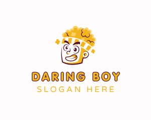 Popcorn Head Boy  logo