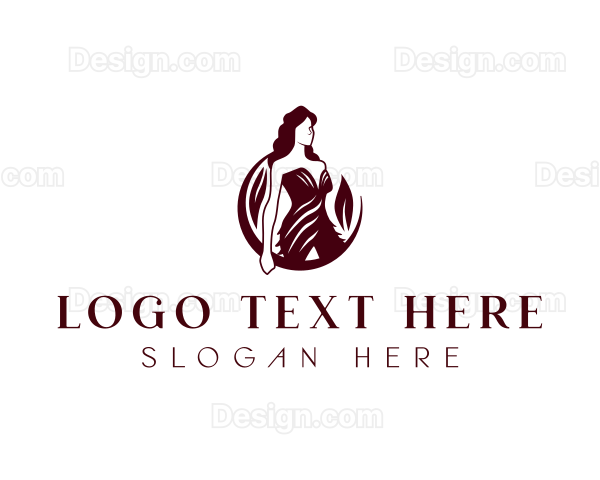 Woman Fashion Gown Logo