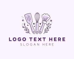 Floral Baking Whisk logo