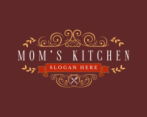 Gourmet Kitchen Cafeteria logo design