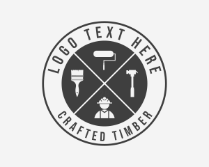 Renovation Contractor Tool logo design