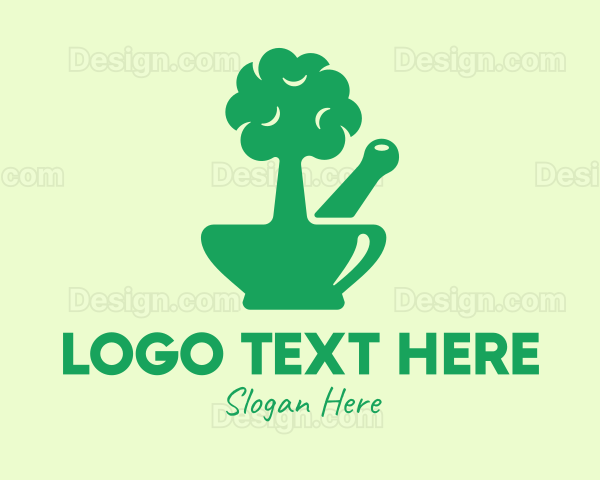 Green Tree Mortar & Pestle Logo