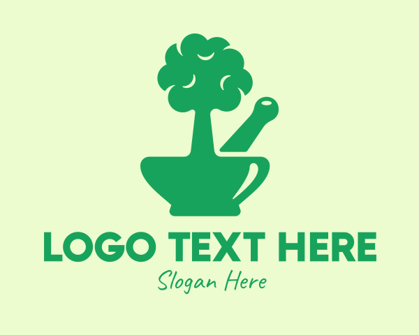 Mortar And Pestle logo example 1