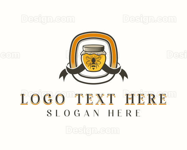 Honey Bee Jar Logo