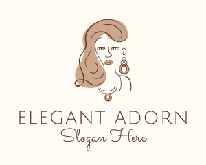 Elegant Lady Jewelry  logo design