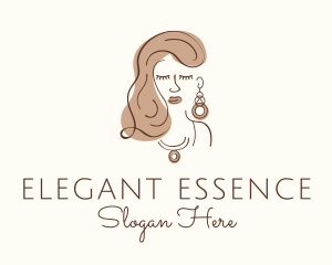 Elegant Lady Jewelry  logo design