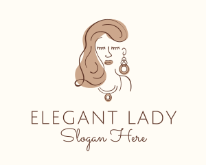 Elegant Lady Jewelry  logo design