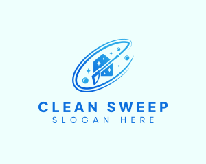 House Pressure Washer Cleaning logo design